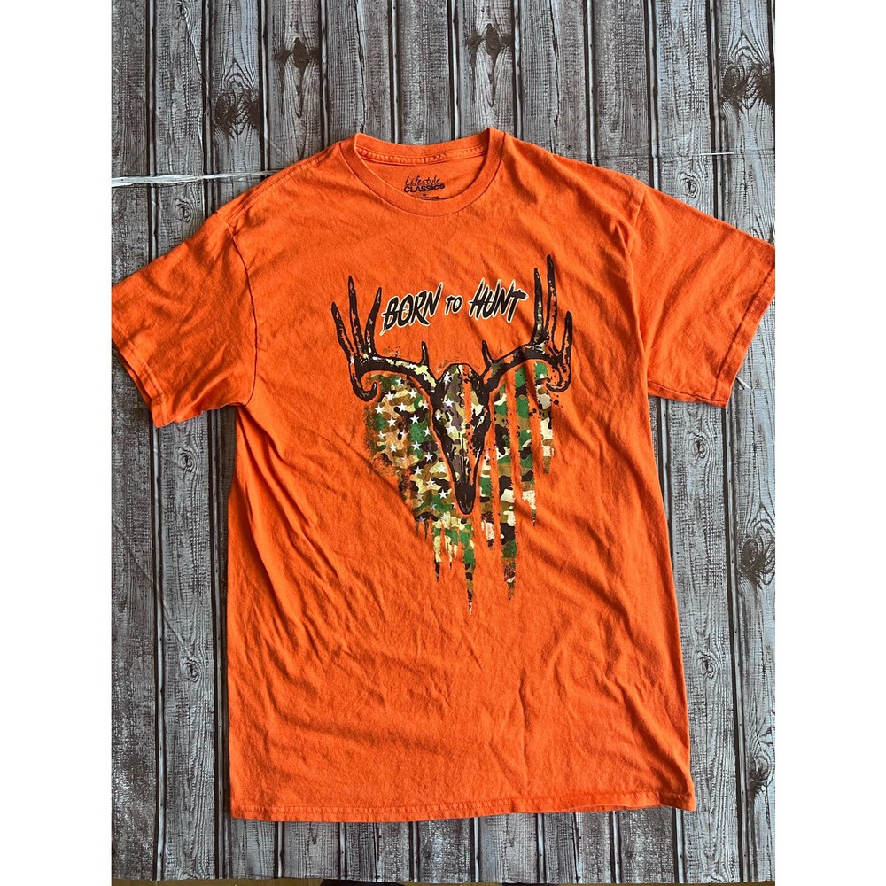 3/$25**Lifestyle Classics "Born to Hunt" shirt unisex size M